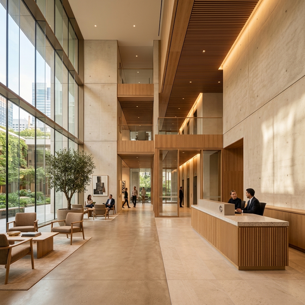 Monumental institutional architecture
