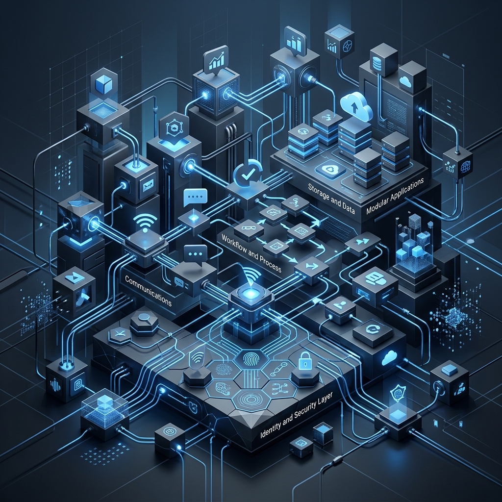 SaaS Ecosystem Concept